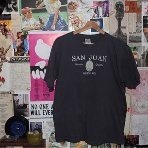 San Juan Puerto Rico Souvenir Oversized T - Shirt.